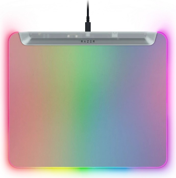 Razer Firefly V2 Pro Multi-zone Chroma Gaming Mouse Mat - Phantom White Edition