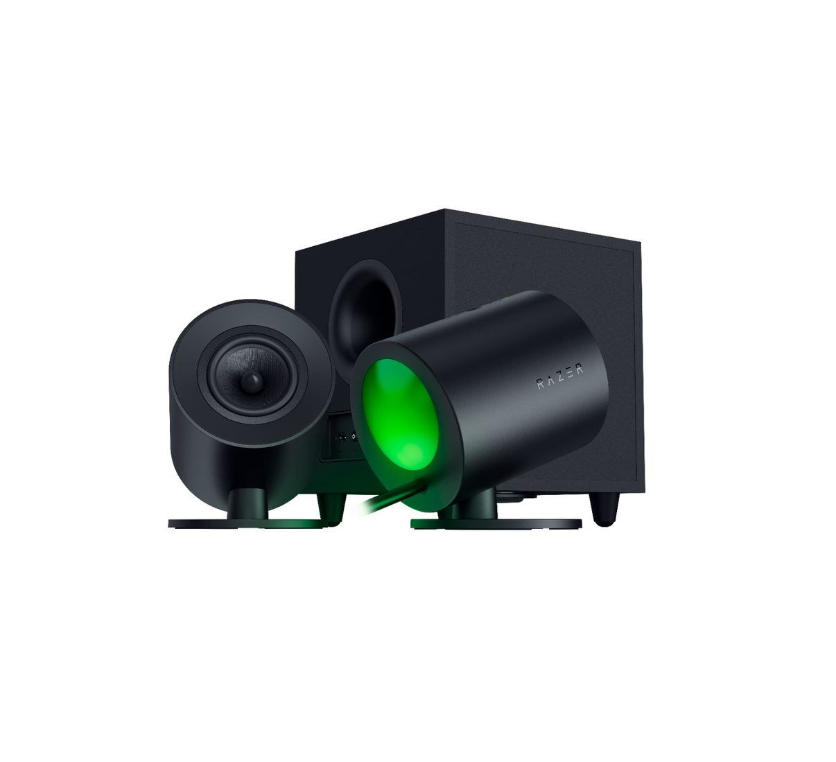 Razer Nommo V2 2.1 USB-C + Bluetooth RGB PC Gaming Speakers with Wired Subwoofer