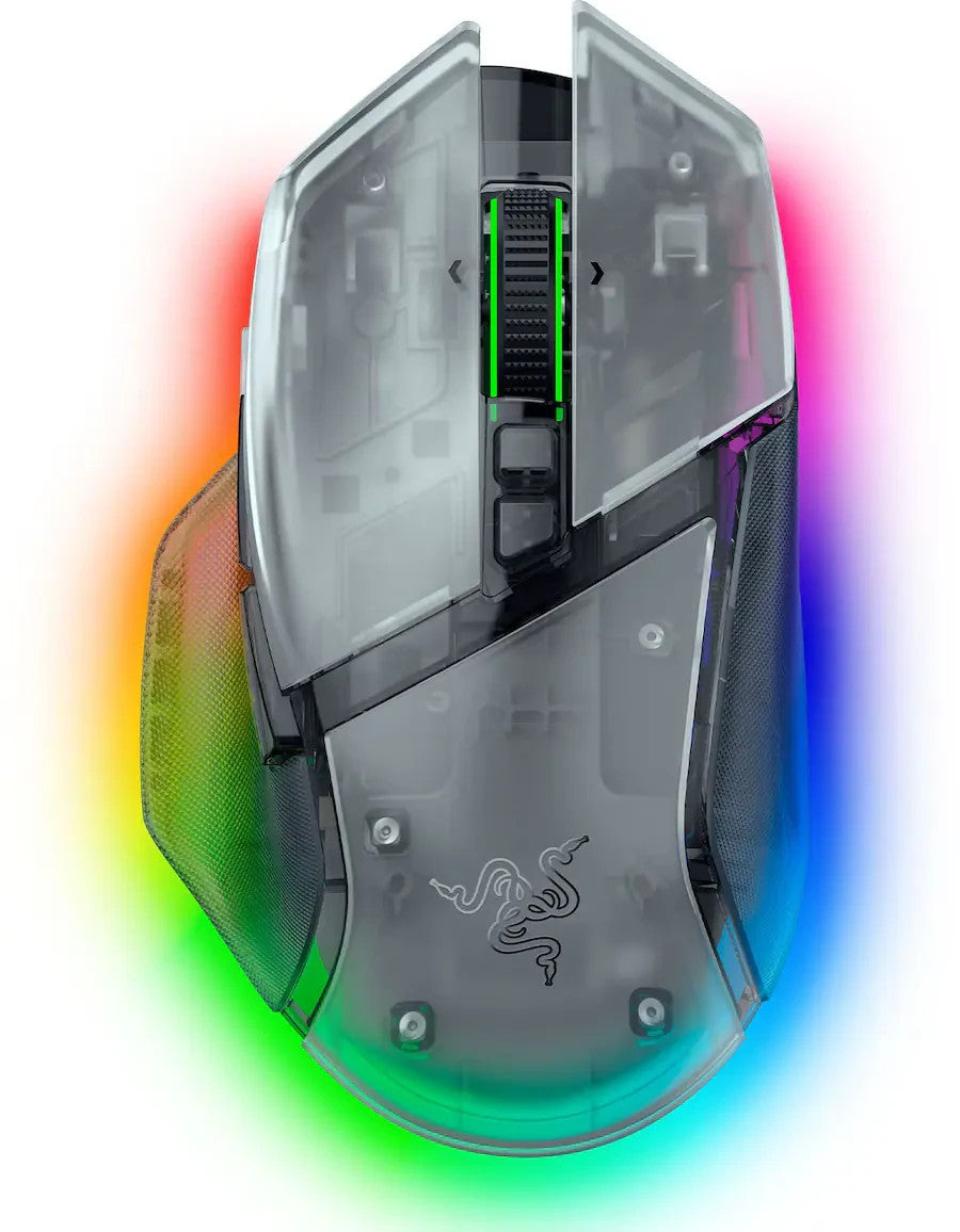 Razer Basilisk V3 Pro 35K RGB Wireless Gaming Mouse, Phantom White