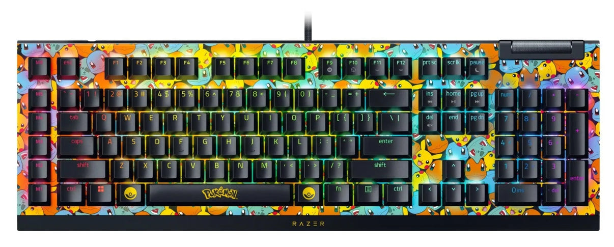 Razer BlackWidow V4 X Mechanical Gaming Keyboard Pokémon Kanto Starters Edition