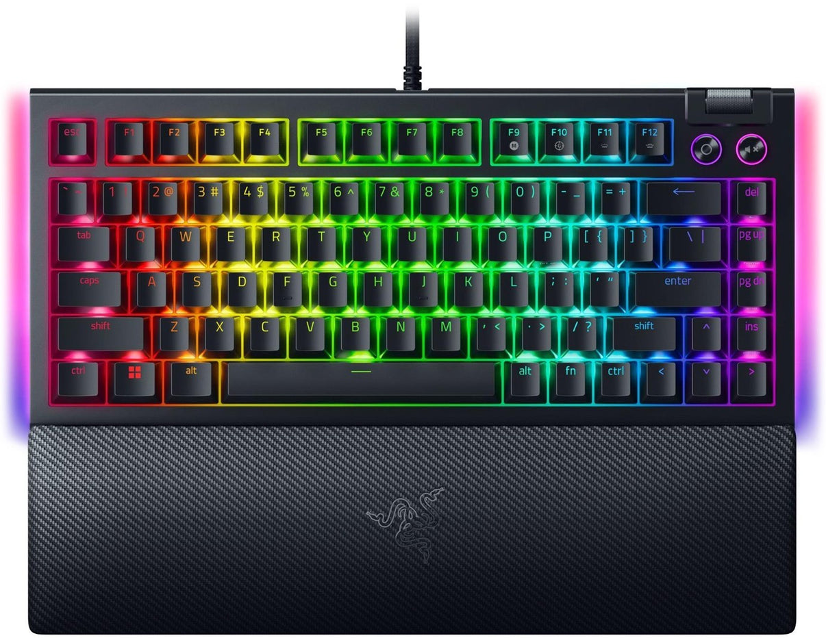 Razer BlackWidow V4 RGB Wireless Mechanical Keyboard - Orange Tactile Switch