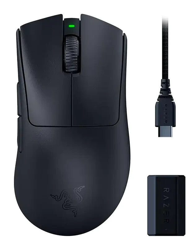 Razer DeathAdder V3 Pro + HyperPolling Wireless Dongle Bundle RZ01-04630300