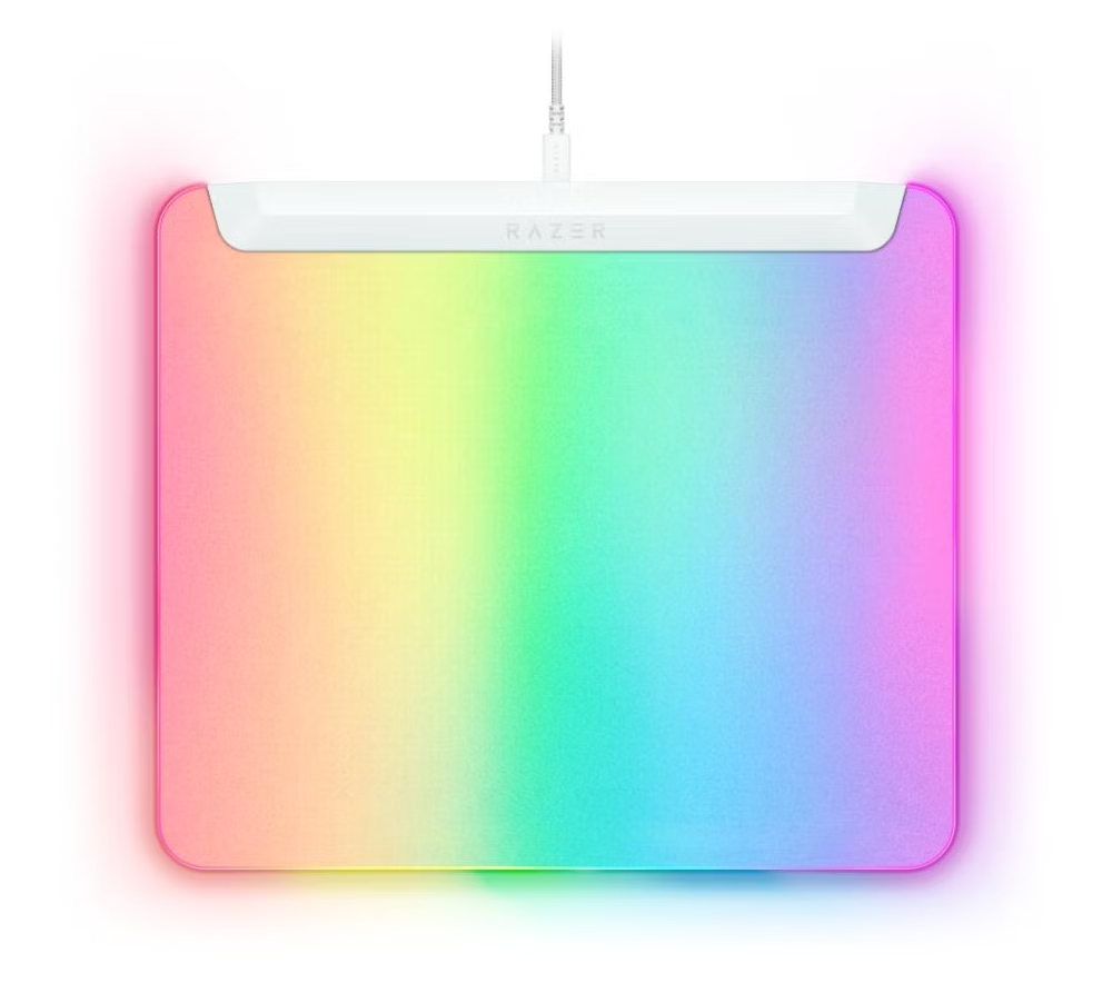 Razer Firefly V2 Pro Multi-zone Chroma Gaming Mouse Mat - White Edition