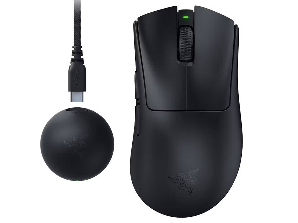Razer DeathAdder V4 Pro Wireless Gaming Mouse - Black