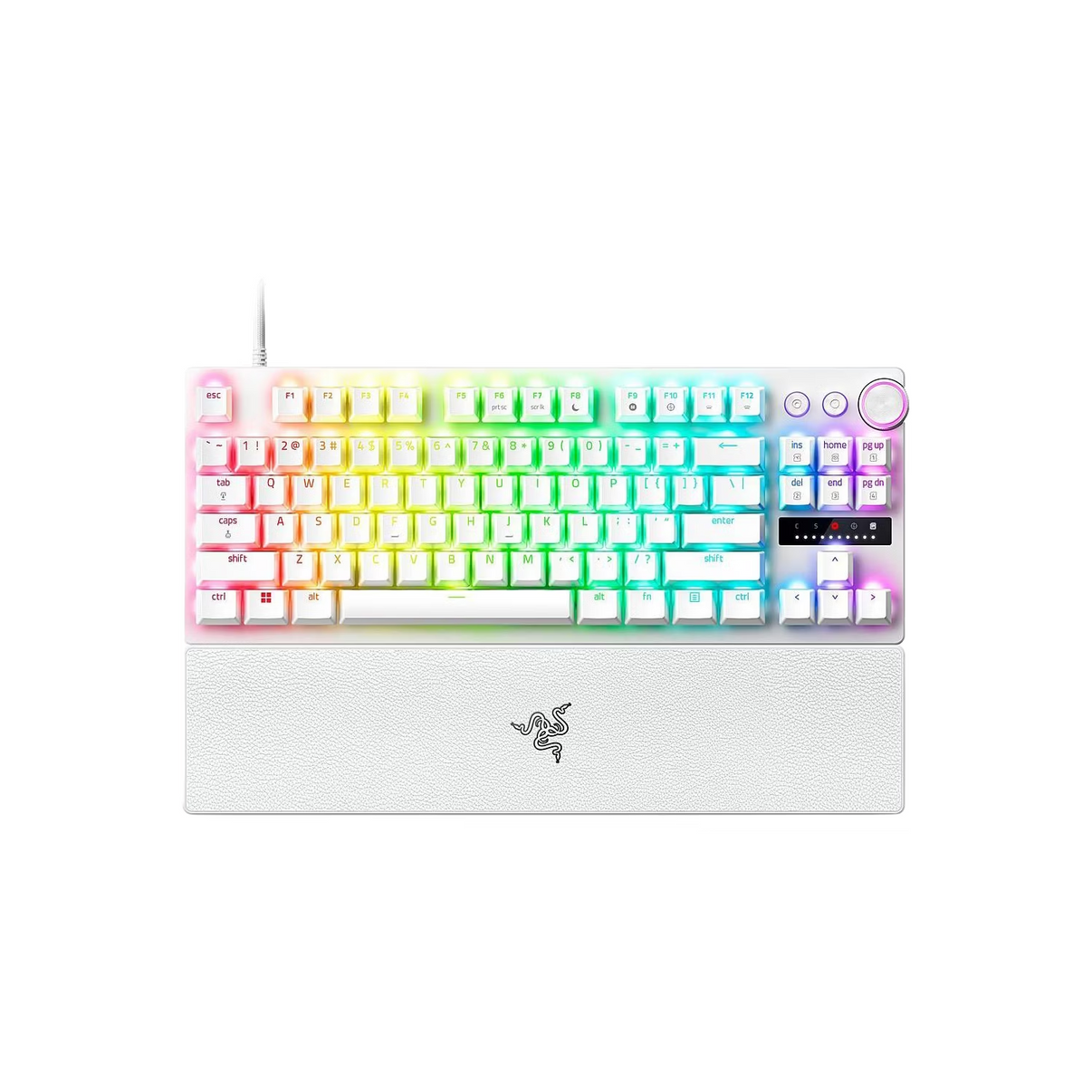 Razer Huntsman V3 Pro Tenkeyless Analog Optical Esports Gaming Keyboard - White
