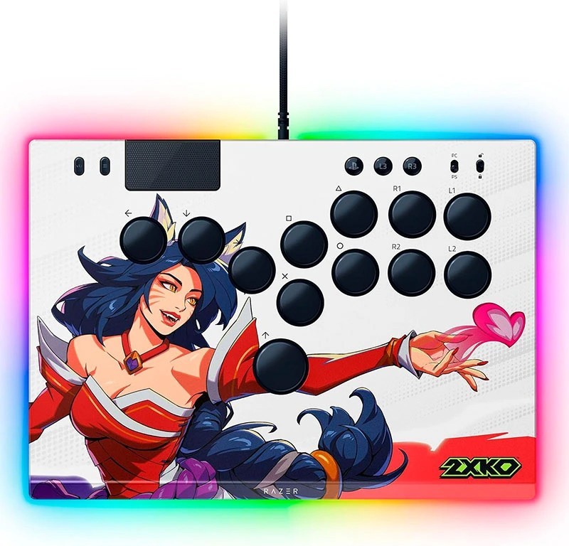 Razer Kitsune All-Button Optical Arcade Controller for PS5 and PC - 2XKO Edition