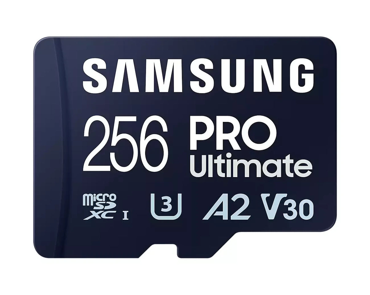 Samsung PRO Ultimate microSD Memory Card 256GB with Adapter - MB-MY256SA/WW