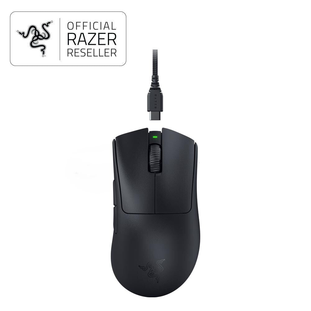 Razer DeathAdder V3 Pro Wireless Ergonomic Mouse - Black RZ01-04630100