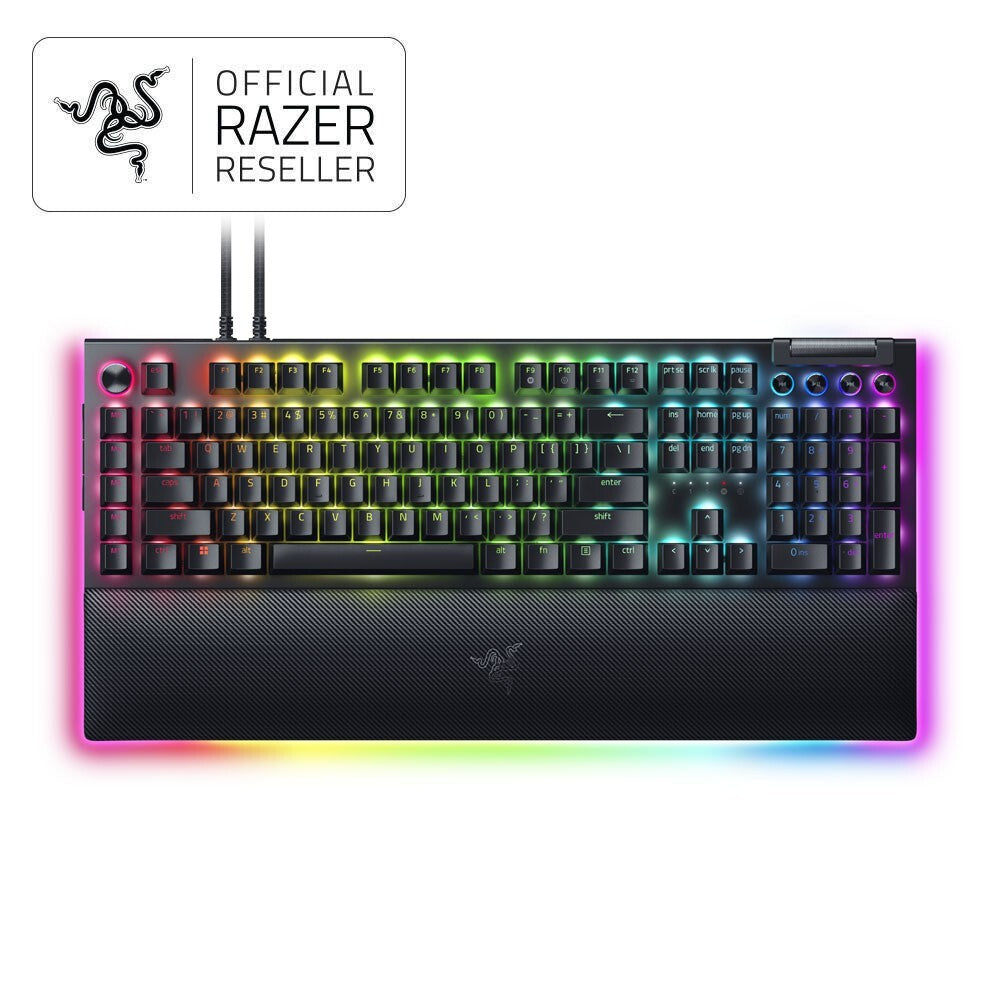 Razer BlackWidow V4 Pro RGB Mechanical Gaming Keyboard - Yellow Switch